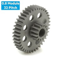 Concentric Ultra Light Double Gear (0,8 Module 14T- 40T) Ø6mm - Thumbnail