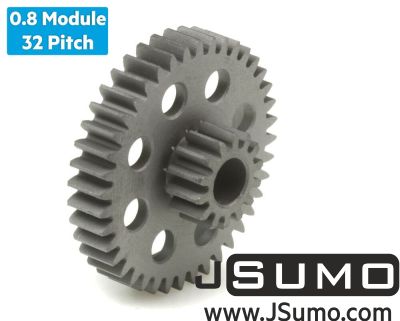 Concentric Ultra Light Double Gear (0,8 Module 14T- 40T) Ø6mm