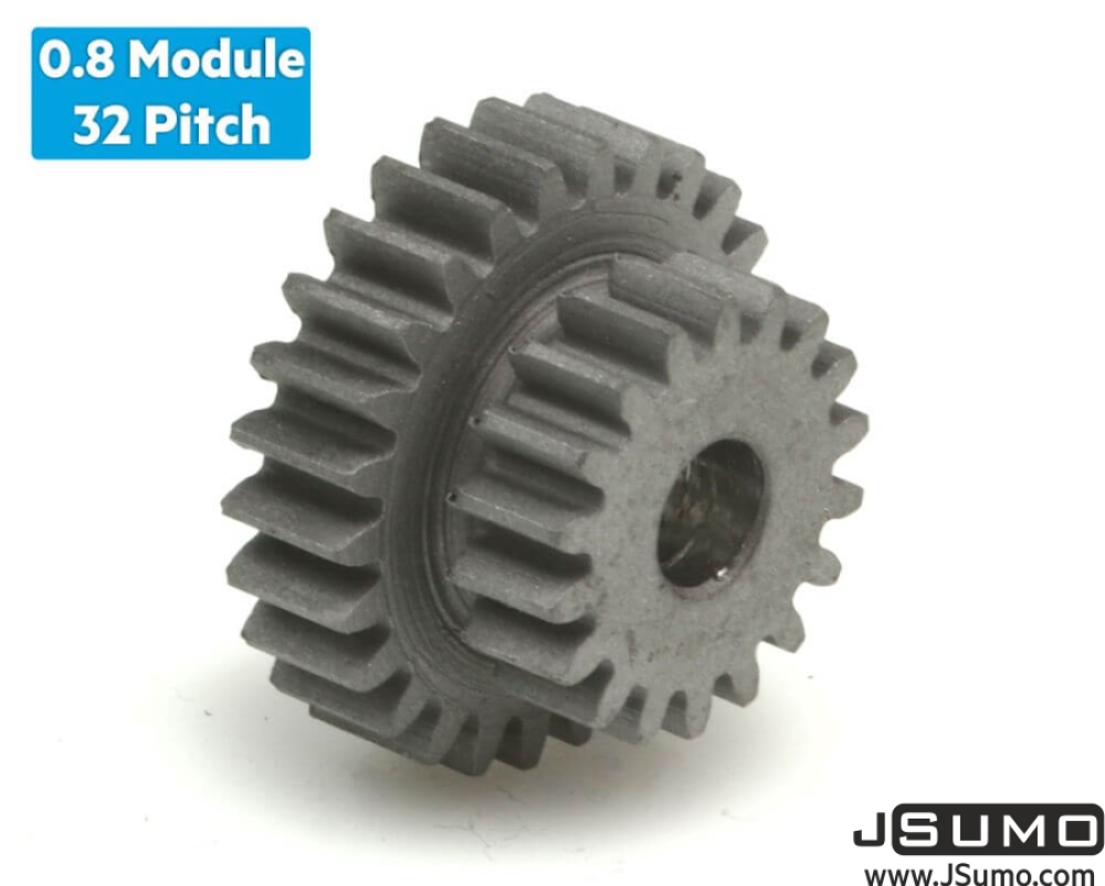 Concentric Double Gear (0,8 Module - 18-26 Tooth) Ø5mm