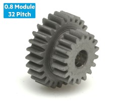 Concentric Double Gear (0,8 Module - 18-26 Tooth) Ø5mm - Thumbnail