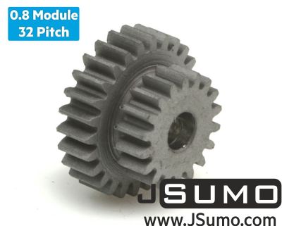 Concentric Double Gear (0,8 Module - 18-26 Tooth) Ø5mm