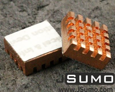 Jsumo - Copper Heatsink 13x12x5mm (1)