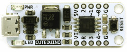 Cuteduino Micro Arduino Compatible Controller - Thumbnail