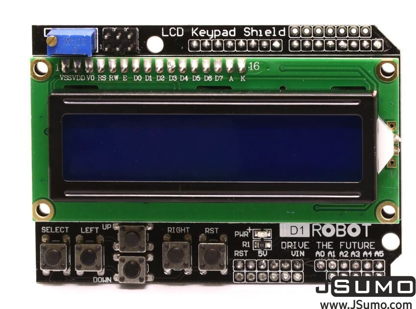 DFRobot LCD Keypad Shield