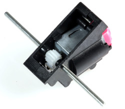 Double Shaft Reduction Gear 6V DC Motor - Thumbnail