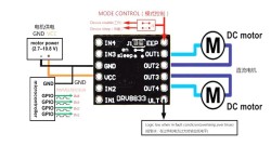 DRV8833 Stepper Motor Driver Board 2 Channel - Thumbnail