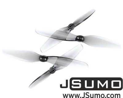 - Durable Propeller T4mmx2.5 Grey Poly Carbonate (2CW x 2CCW)