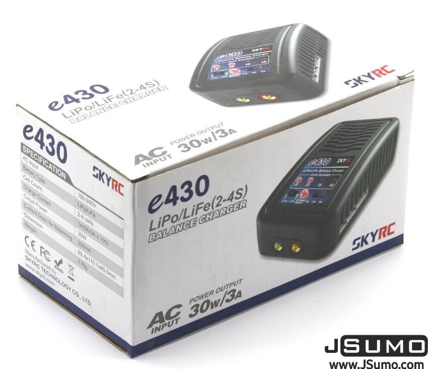 Chargeur Sky RC E450 pour Accu Lipo 2S-4S et Ni-Mh - 100122