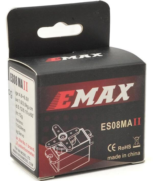 EMAX ES08MA Metal Gear Servo Analógico Mini 12g/1.8kg/0.12 SEC Mg90 es 08 Maii 