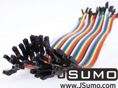 Jsumo - Female - Female Jumper Cable - 300 mm - 30cm 40 Pin