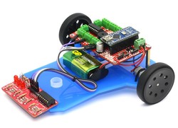 Mini LineBot Arduino Based Line Follower Robot Kit - Thumbnail