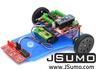 Jsumo - Mini LineBot Arduino Based Line Follower Robot Kit (1)