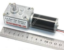 G3 Kingpin Dc Motor 5 Rpm - Thumbnail