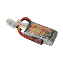 Gens Ace 1000mAh 11.1V 25C 3S1P LiPo Battery - Thumbnail