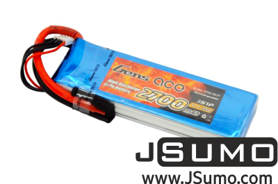 Gens Ace - Gens Ace 2700mAh 11.1V 35C 3S1P LiPo Battery