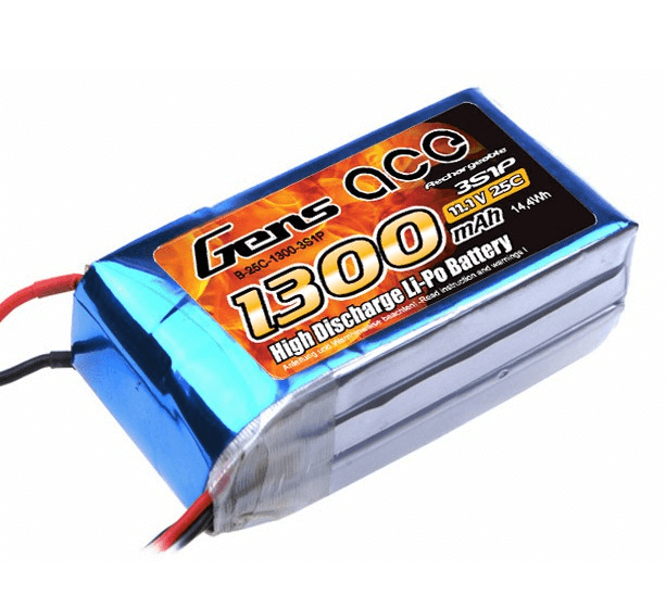 GENSACE 1300 Mah 11,1V 3S LiPO Battery