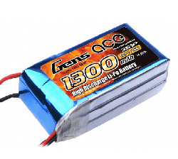 GENSACE 1300 Mah 11,1V 3S LiPO Battery - Thumbnail