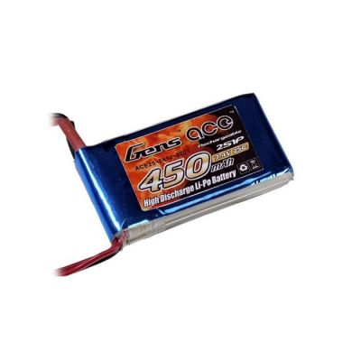 Gens Ace - GENSACE 450mAh 7.4V 25C 2S1P LiPo Battery (1)