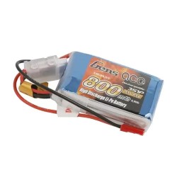 GensAce 800mAh 11.1V 45C 3S LiPo Battery | Lipo Battery - Thumbnail