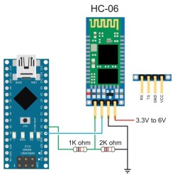 HC-06 Bluetooth Module (Serial Receiver Module) - Thumbnail