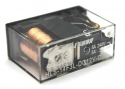 HELISHUN DPDT Relay 12V - 5A Drive @30V - Thumbnail