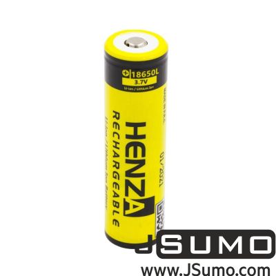  - Henza 18650 3.7V 3000mah Li-Ion Rechargable Cell (1)