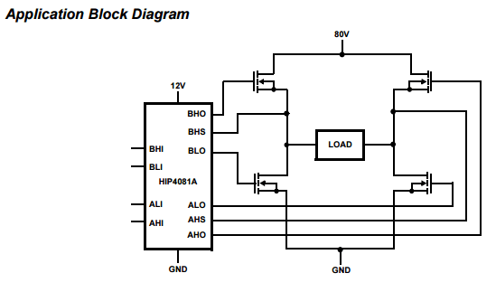 H bridge mosfet driver H bridge mosfet driver