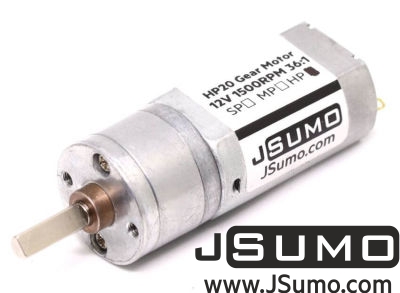 Jsumo - HP20 12V 1500 Rpm 12:1 High Power DC Motor