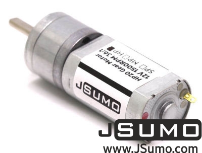 Jsumo - HP20 12V 1500 Rpm 12:1 High Power DC Motor (1)