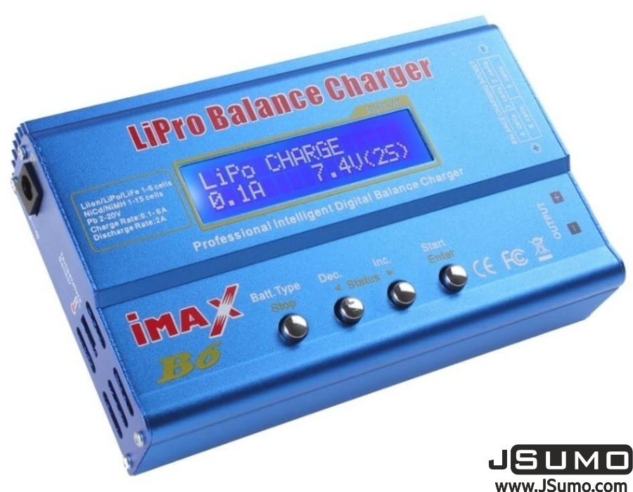 Imax B6 Lipo Charger 1S-6S & Wall Adapter