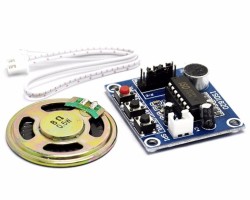 ISD1820 Recording Module w/Microphones & Loudspeaker - Thumbnail