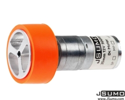 JS4320 Aluminum - Silicone Wheel Pair (43mm x 20mm) Pair (4mm Hole) - Thumbnail