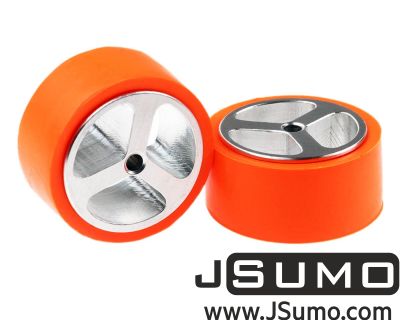 Jsumo - JS4320 Aluminum - Silicone Wheel Pair (43mm x 20mm) Pair
