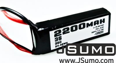 Jsumo - JSumo 11.1V LiPo Battery 2200mAh 35C – 3S Lithium Polymer Battery