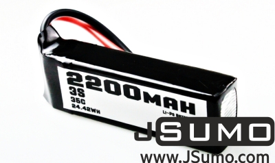 Jsumo - JSumo 11.1V LiPo Battery 2200mAh 35C – 3S Lithium Polymer Battery (1)