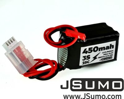 Jsumo - JSumo 3S 11.1 Volt 450 Mah LiPo Battery (1)