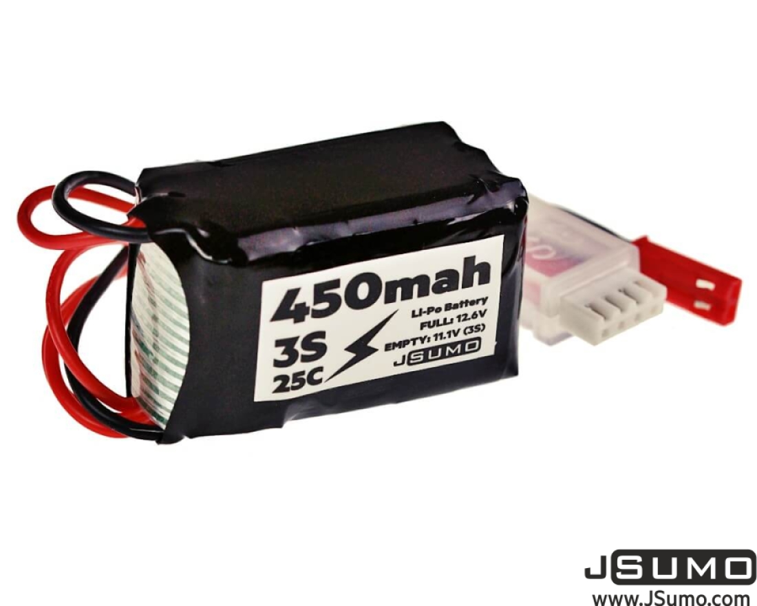 JSumo 3S 11.1 Volt 450 Mah LiPo Battery