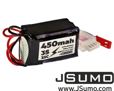 Jsumo - JSumo 3S 11.1 Volt 450 Mah LiPo Battery