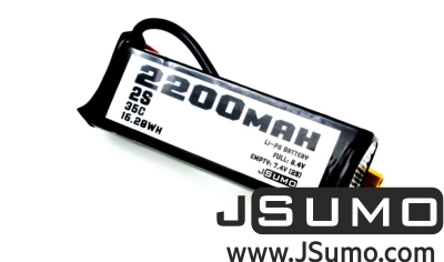 Jsumo - JSumo 7.4V 2200mAh 35C – 2S Lithium Polymer (LiPo) Battery (1)