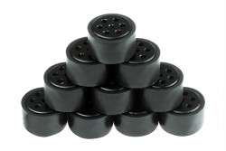 JSumo Dark Silicone Wheel Set (33mm Diameter - Pair) - Thumbnail