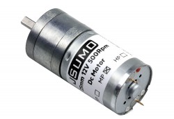 Jsumo - JSumo DC Gearhead Motor 25mm 12V 500 RPM HP (1)