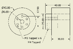 JSumo Robot Wheel 45x40mm Pair (JS4540) - Thumbnail