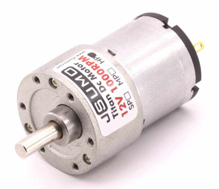 Titan Dc Gear Motor 12V 1000 RPM High Power DC Gear Motors