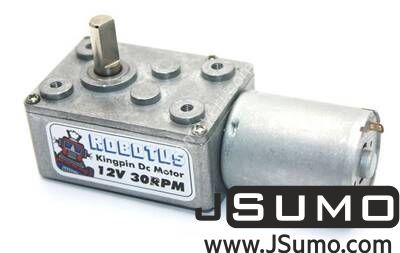 Jsumo - Kingpin 12V 30 Rpm Geared Dc Motor