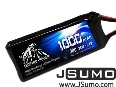  - Leopard-Power 2S 7.4V 1000mAh 30C Lipo Battery