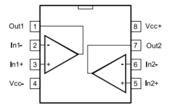 LM358 IC OPAMP GP 1.1MHZ SOIC-8 - Thumbnail