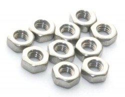 M3 Stainless Steel Nut (10 Pieces Pack) - Thumbnail