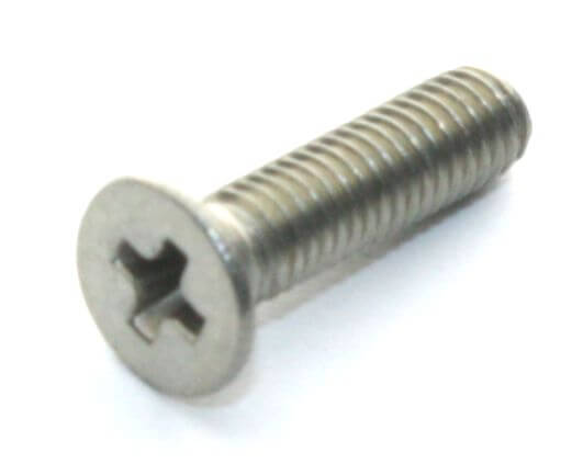 M3x12 Stainless Steel Countersunk Machine Screw (10 Pcs Pack)
