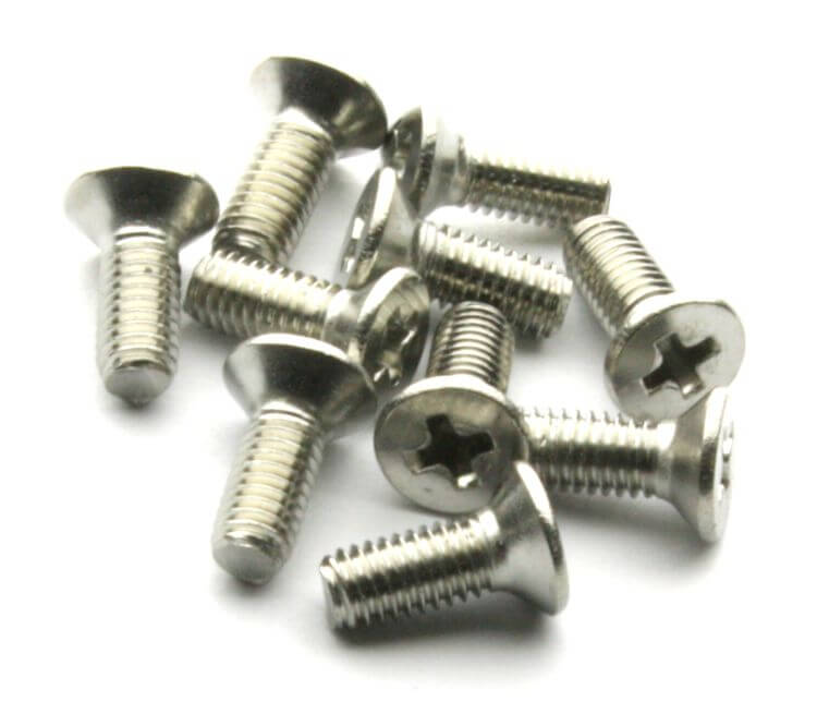 M3x8 Stainless Steel Countersunk Machine Screw (10 Pcs Pack)