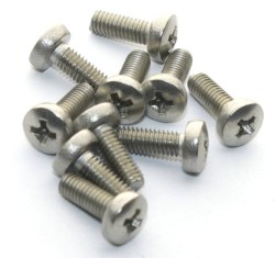  - M3x8 Stainless Steel Panhead Machine Screw (10 Pcs Pack) (1)